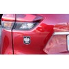 Poland Polska Eagle Black Chrome Plastic car Emblem Decal Sticker