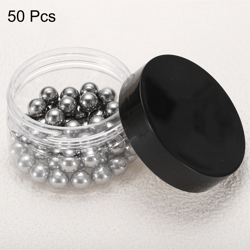 sourcing map 50pcs 304 Stainless Steel Bearing Balls 9mm Precision