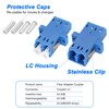 XMSJSIY LC-LC Fibre Optic Connector Coupler LC Female to LC