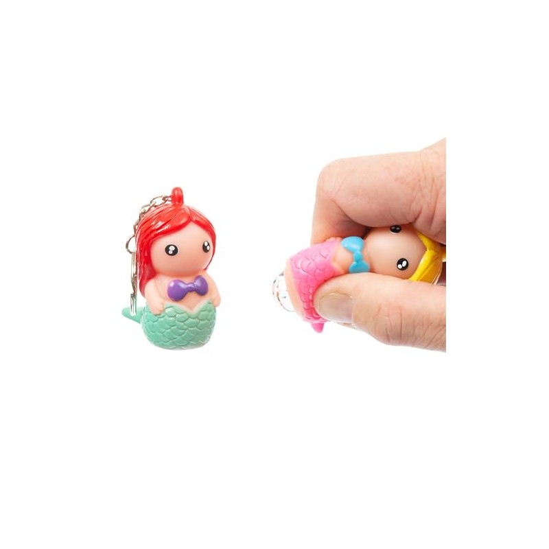Funtime Gifts FU7370 Pooing Mermaid Keyring, Multi