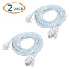 Cable Matters Paquete de 2 Cables de extensión Planos Trenzados
