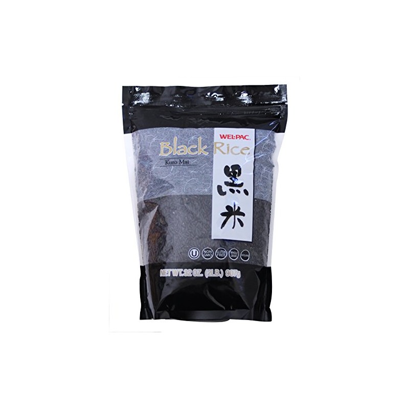 Welpac Black Rice, Short Grain Kuro Mai, 2 lb