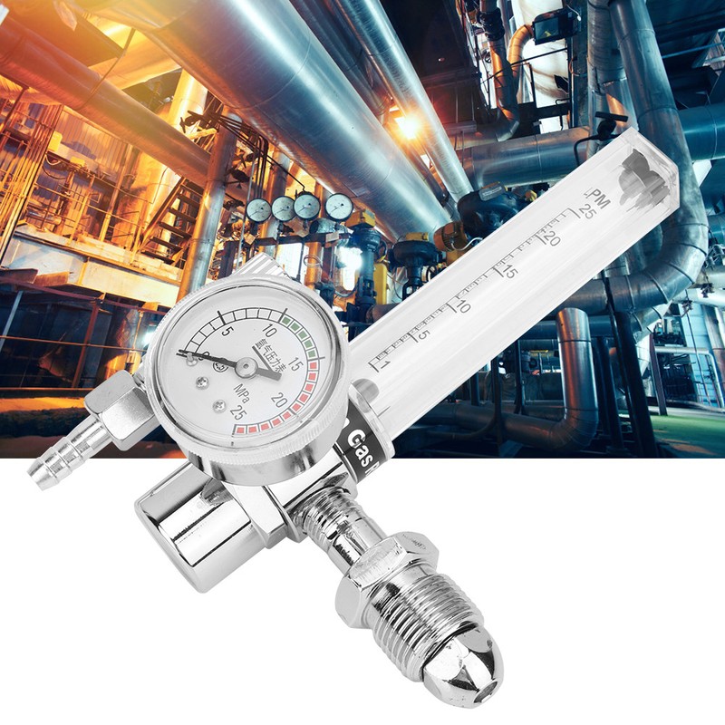 Argon Gas Pressure Reducer Argon Gas Meter Outlet Male Thread