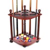 Diegimr Pool Stick Holder Floor Stand, Freestanding Pool Cue Rack