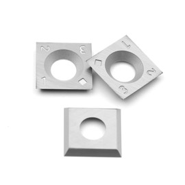 CDBP 14mm Carbide Inserts Cutters Replacement Square Straight for Woodworking Spiral Helical Planer Head, 3pcs