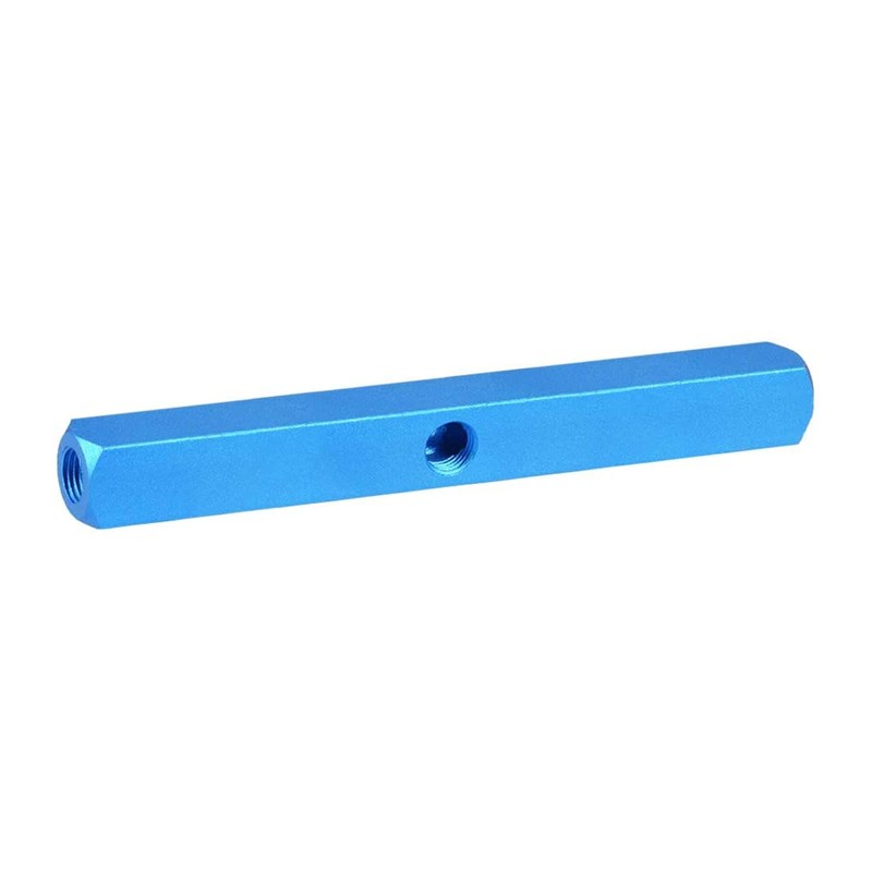 8 Way 11 Port Manifold Block Splitter,1/4" Pneumatic Air Hose