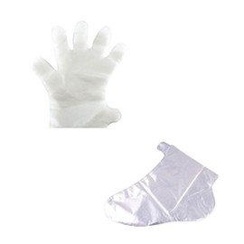 Disposable clear vinyl feet, foot wraps, moisturizing vinyl, foot moisturizer, foot vinyl, hand moisturizer / 일회용 투명 발비닐 발싸개 보습 비닐 발보습 풋비닐 손보습