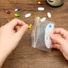 100 Pack Pill Pouch Bags - (4" X 2.75") Thickness