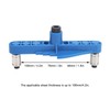 2-In-1 Straight Hole Locator Kit Doweling Jig Drilling Guide Hole