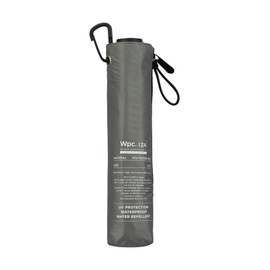 (2022) Wpc. ZA007-913 Parasol IZA Type: Light & Slim Gray, 21.7 inches (55 cm), Completely Blackout, 100% UV Protection, For Both Sun and Rain, Lightweight, Slim, Men's Folding Umbrella,