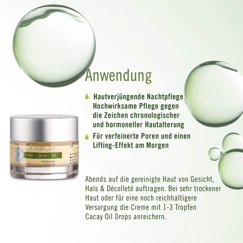 ARYA LAYA PhytoXcellent Night Cream 50 ml - with Plant