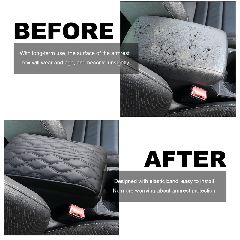 YEE PIN (Thickened) Armrest Cover Compatible with Seat Ateca 2016-2022,