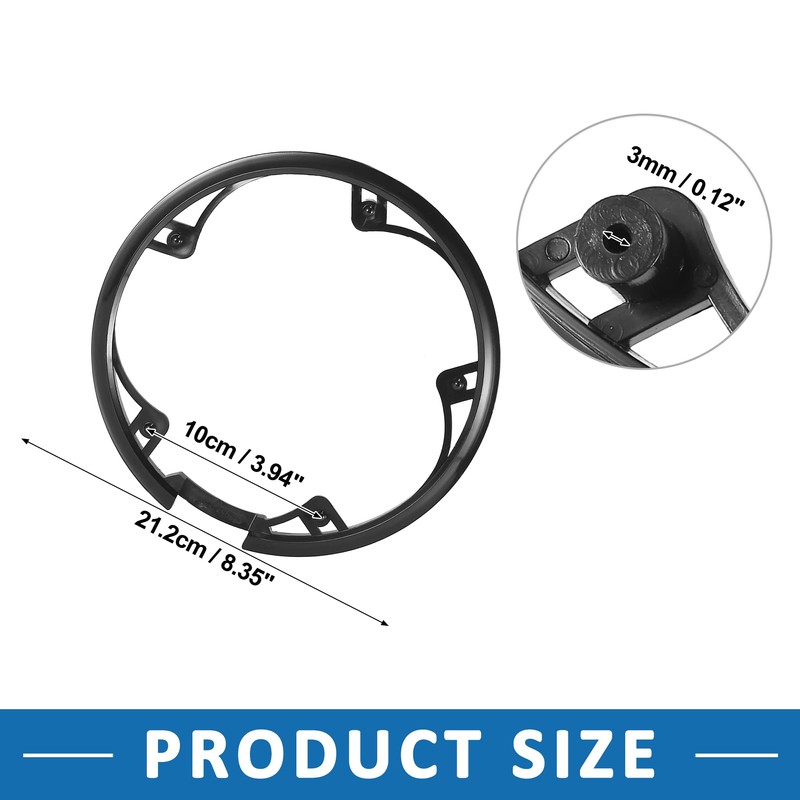 A ABSOPRO Bike Crankset Chain Wheel Cover 48 Teeth 10cm