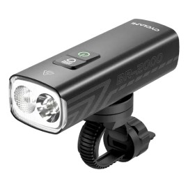 Luz Delantera Bicicleta Cyclami BR-2000 2000 Lúmenes LED IPX6 USB Negro