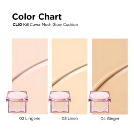 Clio Kill Cover Mesh Glow Cushion Spf50 Incluye Repuesto Tono 4 ginger