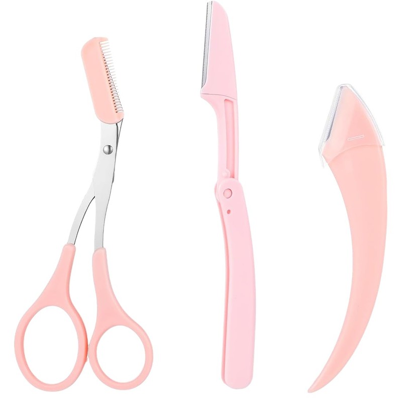 BEPSYOM 3-Piece Professional Eyebrow Care Set, Eyebrow Trim Set with