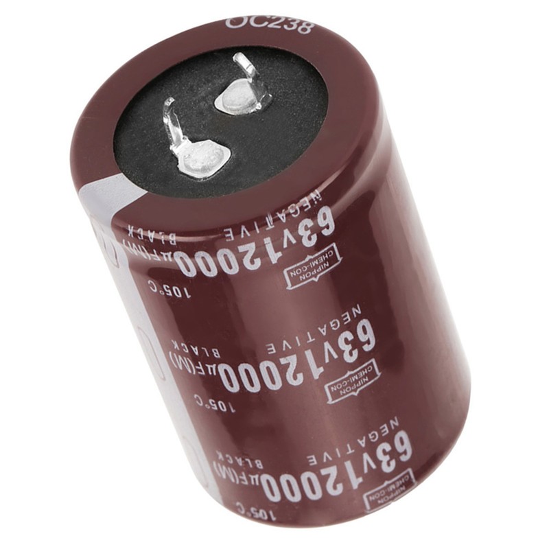 2pcs Audio 63V 12000uf Filter HIFI Electrolytic Capacitor 35*50mm for