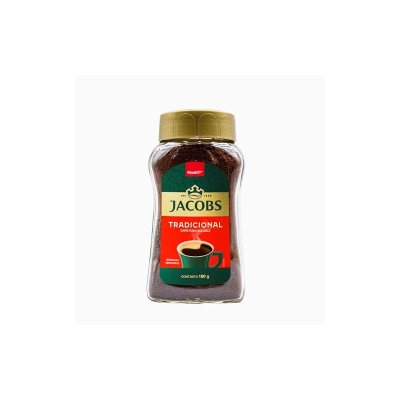 Jacobs Tradicional 180g | Café Soluble Aglomerado | Instantáneo
