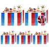 5 Pack 4th of July Foil Fringe Table Skirt 29x108