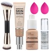 PHOERA Tinted Moisturizer Foundation Serum, 4-in-1 Hydrating, Primer, & Foundation,
