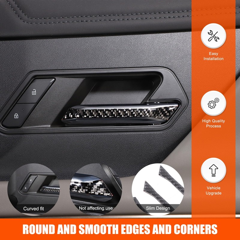Suetlcoity for Hummer EV Accessories Inner Door Handle Bowl Panel