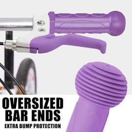 TOPCABIN 1 Pair Children Bicycle Brake Lever Handlebar Brakes Child Bike Brake Lever For Children Bike (Purple)