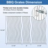 Criditpid BBQ Grates Replacement for Napoleon Triumph 410 Grills, 16