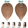 JGS1996 Hair Toppers for Women Real Human Hair 150% Density