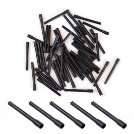 50 Pcs Tattoo Ink Mixer Sticks Watercolor Pigment Mixer Sticks for Electric Pigment Machine Tattoo Ink Mixing Tool for Color Mixer Machine Makeup Eyebrow Supplies Disposable Ink Mixing Sticks (Black)