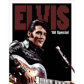 Desperate Enterprises Elvis - '68 Special Tin Sign - Nostalgic Vintage Metal Wall Decor - Made in USA