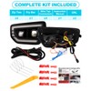 2Pcs 55W Led Fog Lights DRL For 2022-2025 2026 Ford