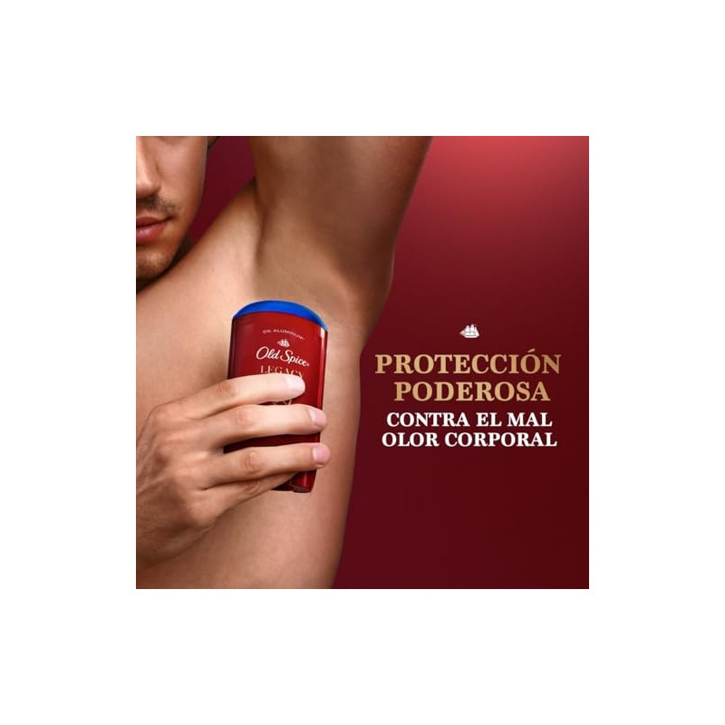 OLD SPICE Desodorante Premium Legacy, Desodorante en Barra, 85 g