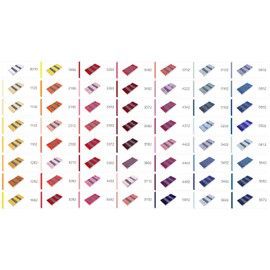 24 Docks of Embroidery Thread Each Approx. 8 m / 100% Cotton Embroidery Floss Various Colours 1162 Yellow
