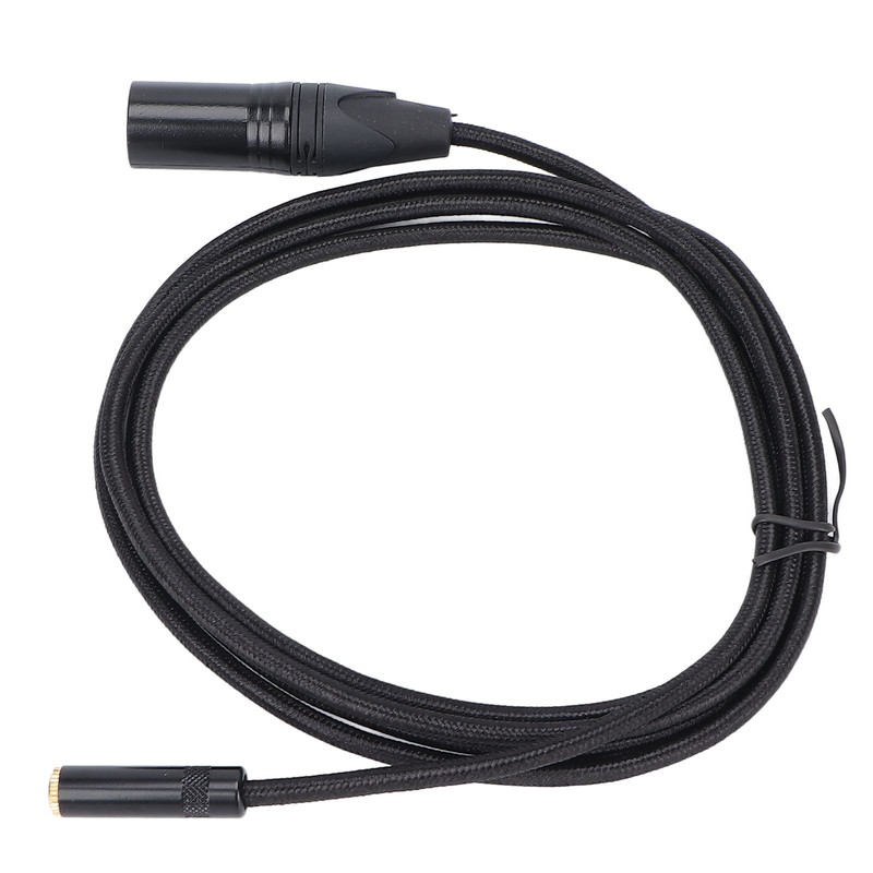 3.5mm Female to 3 Pin XLR Male Cable 24K Gold