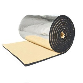 LIAPDG 13 x 3 Ft Insulation Mat, 3 Layers Hood Pad Cuttable Rollable Heat Shield Automotive Insulation Roll Max. Temperature＜100℃/212℉ 0.2 Inch Thickness for Houses, Floors