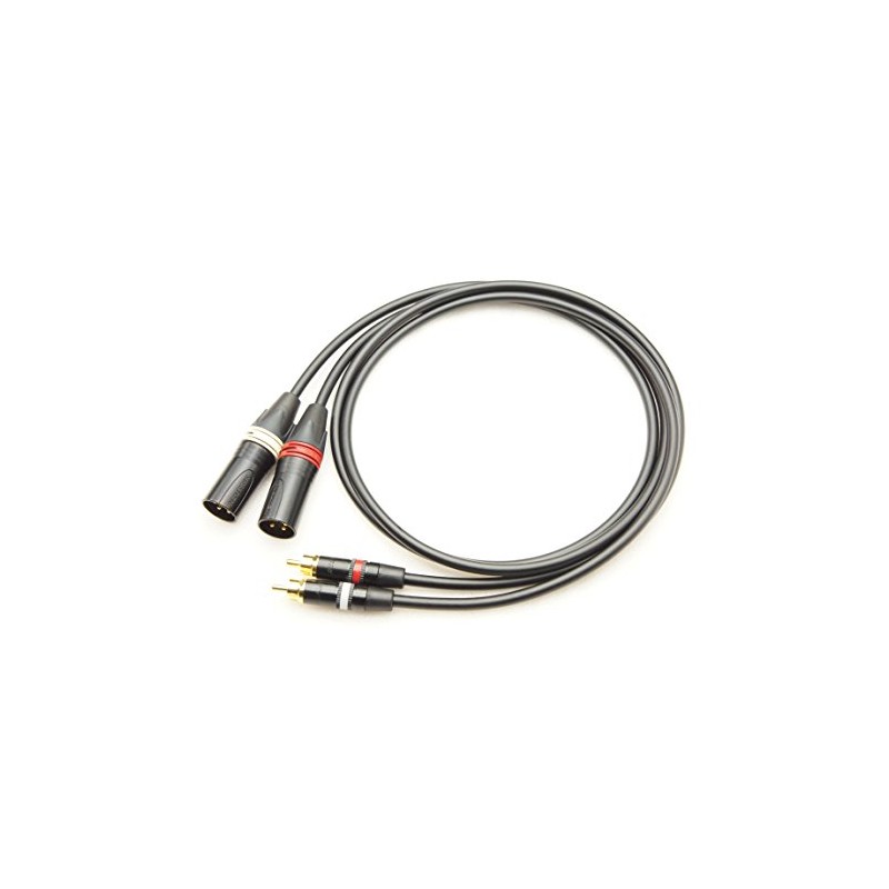 CANARE L-4E6S XLR (Male) to RCA 2 Pair Conversion Cable