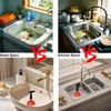 Mini Sink & Drain Plunger with Short Handle - Heavy-Duty