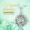 INFUSEU Aromatherapy Necklaces for Women Essential Oil Diffuser Jewelry Lava