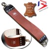Genuine Leather Sharpening Strop Strap, Brown