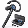 Bluetooth Headset V5.4,Bluetooth Earpiece with ENC Noise Canceling Mic,150H Standby