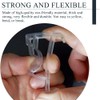 Valance Clips, 2 Inch Clear Blind Clips for Wood or