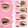 Cluster Lashes Kit Extensions Individual Eyelashes with Lash Bond and