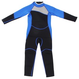 HISEA Neoprene One Pieces Long Sleeves Kid Boy Wetsuit Diving Suit Keep Warm for Snorkeling Surfing M125(M125 10 Size)