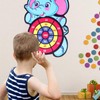 mengger Children's Dartboard, 2 Pieces, Children's Dartboards, Elephants and Pandas,