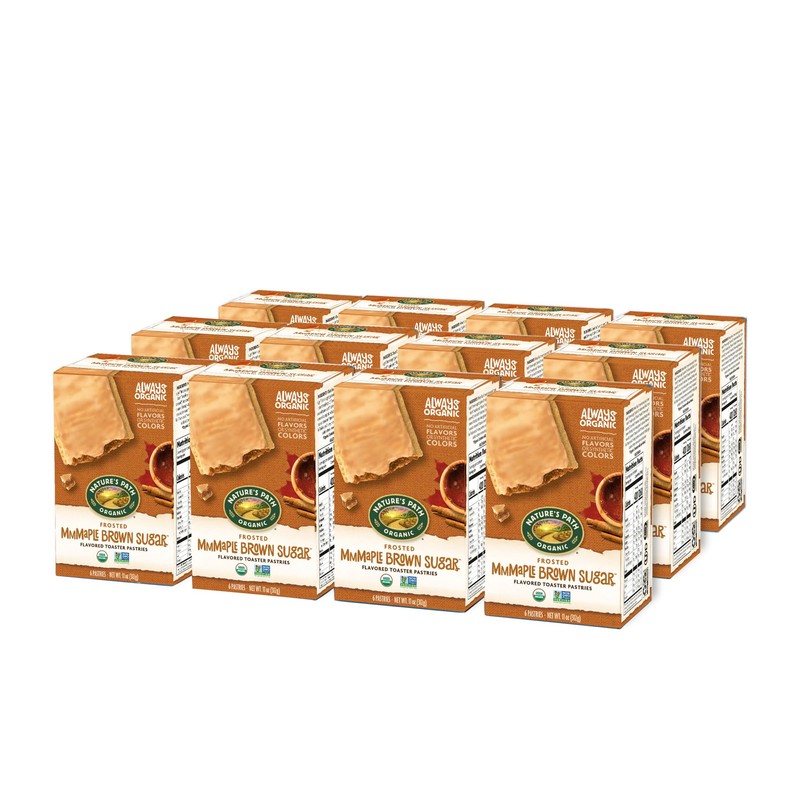 Nature's Path Organic Frosted Mmmaple Brown Sugar Toaster Pastries, 11