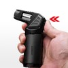 OLDENDO Butane Torch Lighter Refillable Adjustable Jet Flame, Multipurpose Outdoor