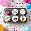 24 x PRE CUT THANK YOU TEACHER MIXED IMAGES EDIBLE