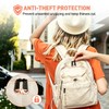 6 Pack Zipper Clips Anti Theft, Double Opening Zipper Lock
