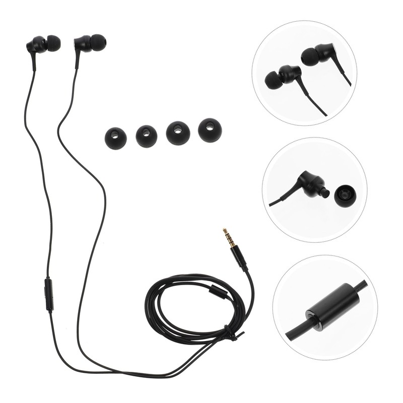 KOMBIUDA Wired in Ear Earbud Headphones with Plug Ergonomic Design