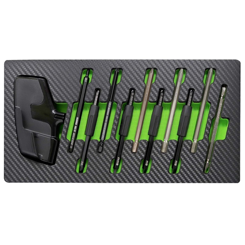 Engineer DBZ-01 Screw Removal Tools Set Black/Silver 11 Pack -